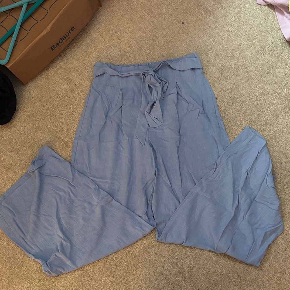 Sienna Sky Light Blue Wide Leg Pants